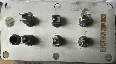 Блок-ТЭН B3-245 A 8,5/9,0 P 230 для парогенератора, пароконвектомата (вид 1) Блок-ТЭН B3-245 A 8,5/9,0 P 230 для парогенератора, пароконвектомата (фото, вид 1)