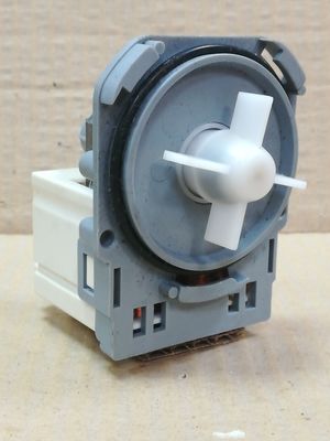 Насос (помпа) ASKOLL на  трех защелках фишка сзади. Для СМА BOSCH (БОШ), Electrolux, Zanussi (фото, вид 4)